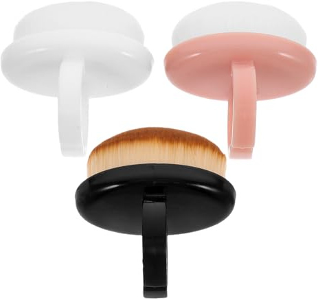 CHICAMPERA 3 Pièces Brosse À Ongles Douce Avec Poils Souples Pinceaux Manucure Dépoussiérant Portable Pour Nettoyage Et Soin Des Ongles