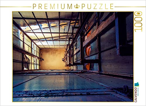 CALVENDO Puzzle Aufzug Aussenansicht | 1000 Teile Lege-Größe 64 x 48 cm Foto-Puzzle für glückliche Stunden