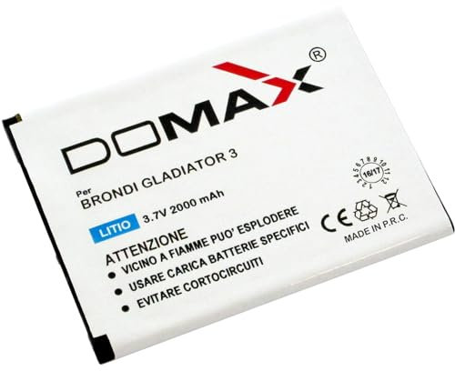 BATTERIA DOMAX PER BRONDI GLADIATOR 3