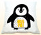 Guten-Morgen-Becher Kissen 40x40 Hug Me Pinguin