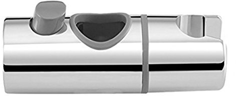 Yiyida Handbrause Halterung Wandstange Duschstange Schieber Gleiter Verstellbar Brausehalter ABS Chrome Fertig, 24mm Außen Durchmesser Slide Bar Dusche Halter