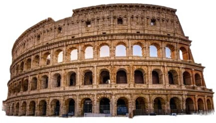 YongFoto 3x2m Vinyl Foto Hintergrund Sonnenaufgang Ansicht von Colosseum in Rom, Italien Markstein Fotografie Hintergrund Fotostudio Hintergr黱de Requisiten