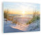 Bilder auf Glas Düne Strand Meer Glasbild 70x50cm Wandbilder Dekoration Wohnzimmer Schlafzimmer Küche Deko Klein Wanddeko Bild im Glas Wand Kunstdruck Art Modern Wall Decor Glasdruck GAA70x50-3989