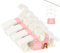 Perchas Infantiles, Anstore Juego de 20 Perchas Extensibles para bebés, Perchas de plástico Antideslizantes para Ropa de bebé, Longitud Ajustable de 29-37 cm, Ahorro de Espacio (Blanco)