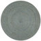 vidaXL Tappeto Lavorato a Mano in Juta Naturale Intrecciata Rotondo a Spirale Cucina Salotto Passatoia Artigianale Stuoia 120 cm Verde Oliva