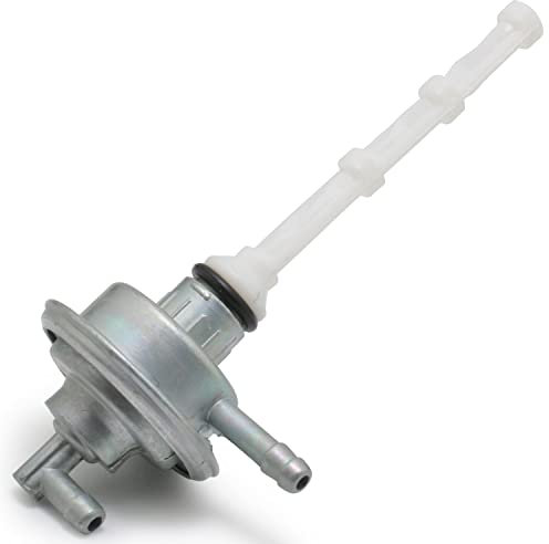 Easyboost Benzinhahn Ø15mm mit Filter für Aerox ab 2004 Derbi Peugeot Trekker Speedfight Vivacity Elyseo Runner Piaggio NRG Typhoon Kymco Rollern 50cc Kraftstofftank