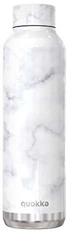 Quokka 11813 Botella Acero Inoxidable Solid HOME Unisex Erwachsene, Edelstahl, 510 milliliters, Marmor