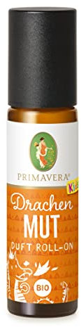 PRIMAVERA Kids Duft Roll-On Drachenmut bio 10 ml - Zeder, Mandarine Kardamom - Aromaöl, Duftöl, Aromatherapie für unterwegs - ermutigend, stärkend - vegan