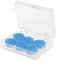Get Fresh 6Pcs Earplugs Protective Ear Plugs Silicone Soft Waterproof Anti-Noise Earbud Protector Swimming Showering Water Sports Multicolor Silicone Mud Earplugs Blue