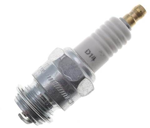 Jardiaffaires Zündkerze Champion D14 für Motorräder, 1 Stück, Kupfer, Größe 23 mm, M18 x 1,5 mm, 12,7 mm