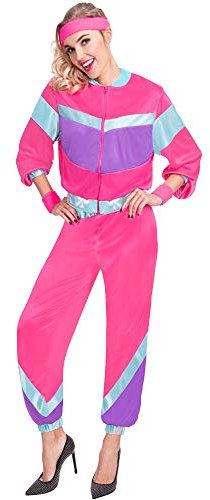 amscan 9905800 Adult Ladies 80s Shell Suit Woman Costume (Medium)