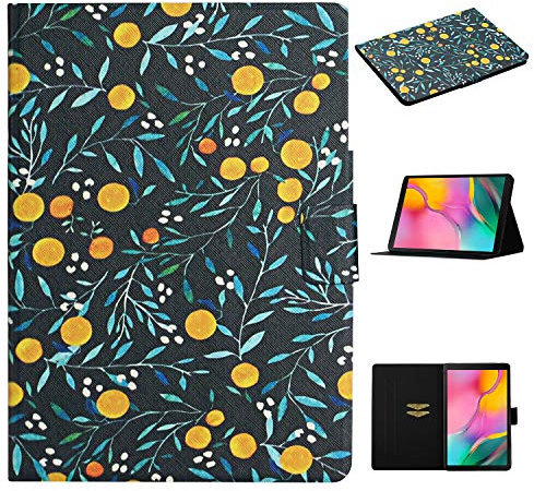 Aswant - Funda de piel sintética para Samsung Galaxy Tab A6 (función de apagado y encendido automático)