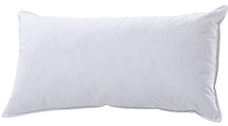 GMD Living Halbdaunen Kissen Nepal, 100% Baumwolle Naturprodukt, Füllung 600/1000 gr. fluffig weich und stützend, Made in Germany, Größe:40 x 80 cm