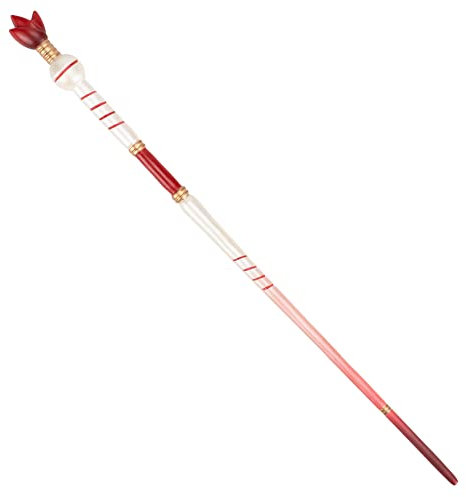 Cottage Garden Aristocrat Fire 34,9 cm Harz Sammlerstück Hexe Zauberer Cosplay Zauberstab