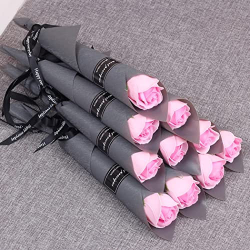 10 x künstliche Seife, Rose, Blume, Valentinstag, Jahrestag, Hochzeit, Geschenk