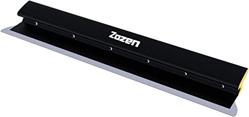 Zozen 60cm Spatole coltello da lucidatura avanzato/coltello a parete secca, Lame in acciaio inossidabile + design della maniglia a forma di z,Per intonaco o applicazione a parete.