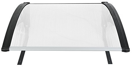 Robot Tondeuse Toit de Garage Tondeuse Automower Carport Kit Auvent Polycarbonate Protection UV Protection Pluie Protection Neige Anti-Grêve Robot Tondeuse Accessoires (100 * 78 * 50cm (Blanc))