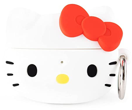 iFace Hello Kitty & Friends Süße AirPods 3 Hülle Kompatibel mit AirPods 3rd Gen. - Silikon-Schutzhülle [Karabinerhaken im Lieferumfang enthalten] [Kabelloses Laden kompatible Abdeckung] - Hello Kitty