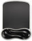 Kensington Duo Gel Wave Mouse Pad with Wrist Rest - Black