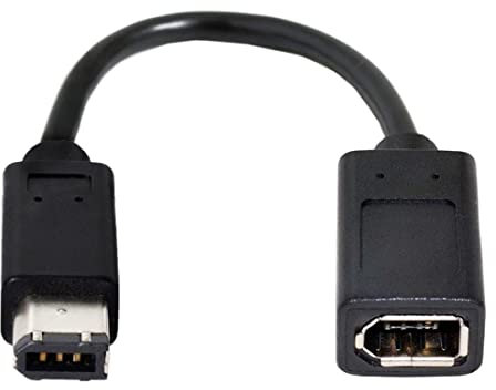 chenyang Câble IEEE 1394 6 broches mâle vers femelle, extension de données vidéo Firewire 400 à 400, 20 cm