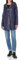 Tommy Hilfiger Veste imperméable à pois pour femme, bleu marine, Small