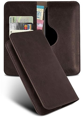 moex Purse Case für Nokia G11 Plus Handytasche mit Geldbörse, Klapphülle aus PU Leder mit Kartenfach, Flip Case Schutzhülle 360 Grad Rundumschutz Booklet Lederhülle, Braun