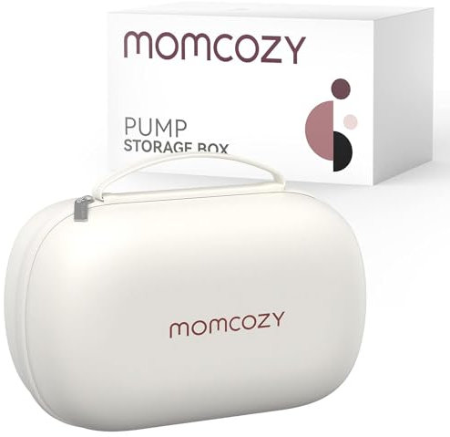 Momcozy Breast Pump Bag for Hands-Free Wearable Breast Pumps, Hard Shell Case with Removable Tray, Watertight Breast Pump Storage Bag for Pumping Bag, Diaper Bag, or Handbag