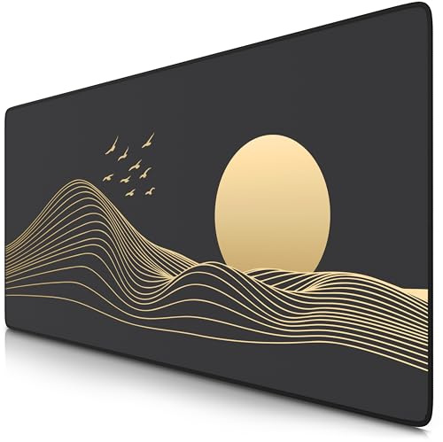TITANWOLF - XXL Mouse Mat - Mouse Pad 900 x 400 x 3mm –Speed Gaming Mouse Pad - Extra Large MousePad - Table Mat Large Size - Improved Precision and Speed – Sunset