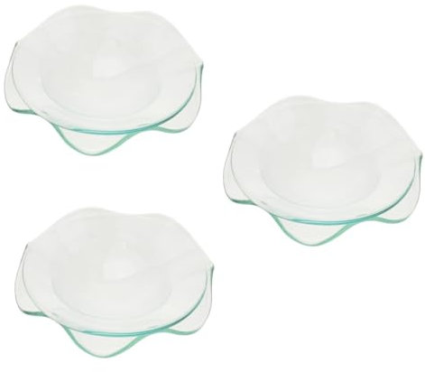 Healeved 6stücke Aromatische Wax Melt Transparentes Glas Für Duftölwärmer Aromatherapie Und Kerzenwärmer Für Wohnzimmer Büro Und Yoga