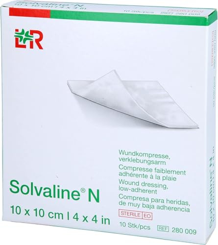Solvaline N Kompressen 10x10 cm Steril, 10 St, 10 St