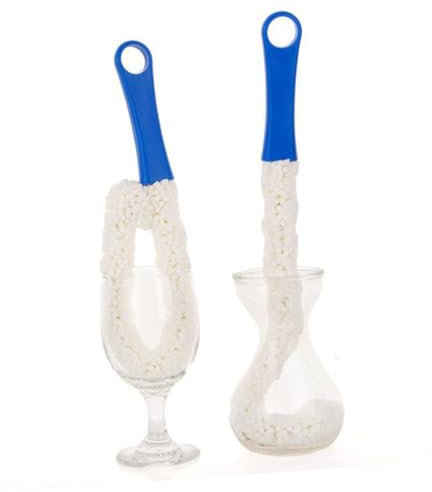 Healeved Flexible Brush Set Bottle Cleaner for Wine Decanter Glasses Cups for Home Tavern