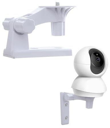 Adhesive Ring Camera Mount Wall Mount Without Drilling, Ring Camera Mount, Ring Stick Up Camera Mount, Ring Outdoor Camera Mount, Wall Mount with Adjustable Angle, White
