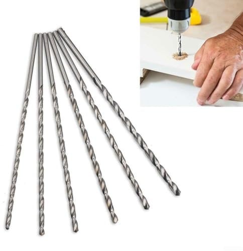 Long Reach HSS Drill Bits, 200mm Length, for Metal Drilling, 2mm 7mm (1pc 8mm)