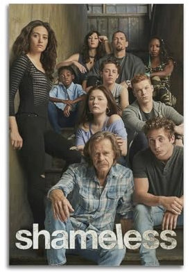 HURRGARS Shameless Poster, Wandkunst, Vintage, ästhetisches Poster, dekoratives Gemälde für Wohnzimmer, Schlafzimmer, elegantes Poster, 30 x 45 cm, ungerahmter Stil