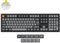 Keychron K10 Max Mechanical Gaming Keyboard, Full-Size, Programmable Macros, Bluetooth 5.1/2.4GHz/Wired, White Backlight, Super Banana Switch, PTB Keycaps, UK Layout - for Windows/Mac/Linux