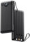 VRURC Power Bank with Built-in Cables,20000mAh Portable Charger Fast Charging PD 20W QC Quick Charge USB C Battery Pack with 4 Outputs & 2 Inputs Compatible with Smartphones Tablets