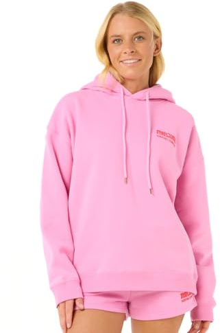 RIP CURL Damen Surf Puff Heritage Hooded Sweatshirt Kapuzenpullover, Rose, XS
