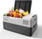 Oyajia Portable Car Fridge Freezer 48L, 12V/24V DC & 100-240V AC Dual Power, -20℃ to 20℃ Adjustable Car Refrigerator, With APP Control, Cooler Box for Camping, Travel, Truck, Car, Boat (48L)