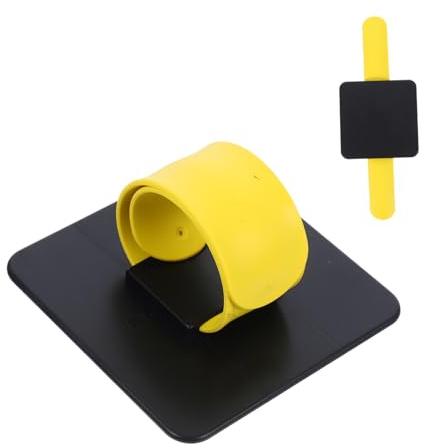 Silikon Haarfärbe Armband Gelb, Kompaktes Strähnchenpad