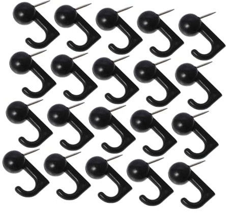 50Pcs Push Pin Hooks Drawing Pins for Photo Display Multipurpose Thumb Tacks for Wall Cork Boards Easy Install for Notes Memos and Decor