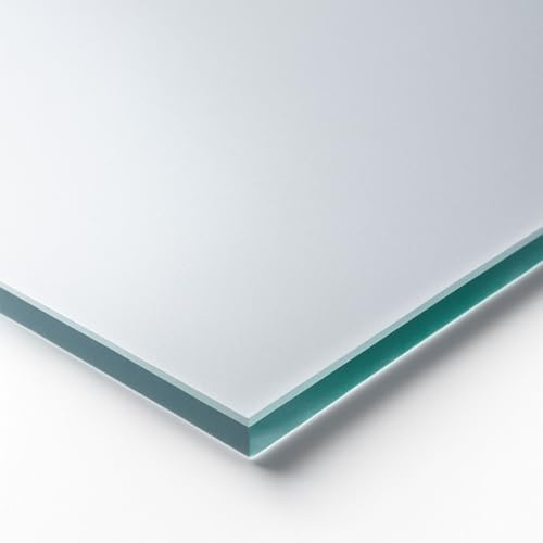 ZUSCHNITTPROFI.DE Floatglas Zuschnitt, Wunschmaß bis 60 x 60 cm, 4 mm | Klares Glas, millimetergenau nach Maß gefertigt