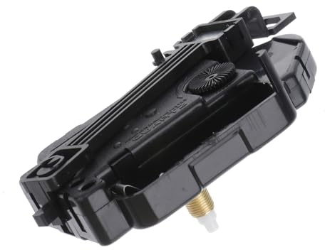 FUTUREORYY Mécanisme Pendulaire Silencieux pour Horloge Murale Accessoire de Remplacement avec Mouvement Balancier Énergie sans Pile Noir