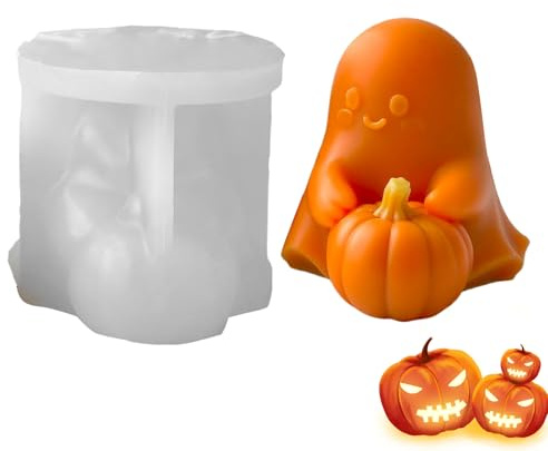 Halloween Gießform Stehender Geist, Kürbis Design, Dekorationen