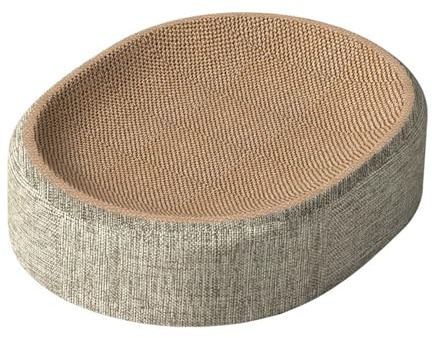 Thewasc Sisal-Katzenbrett, Möbelschutz, sichere Wandteppiche, Polsterung, vor Schäden beim Spielen und Kratzbett für Katzen