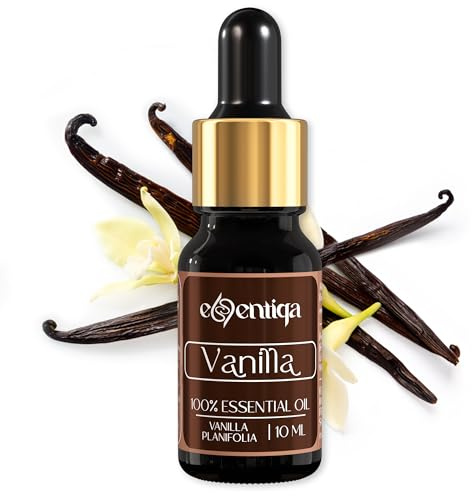 Vanilleöl 100% naturreines ätherisches Öl, hochkonzentriert, süß-warmer Gourmand-Duft, für Aromatherapie, Saunaaufguss, Kerzen, Seife, Wax Melts und DIY Raumduft