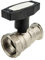 tecuro Pumpenkugelhahn 1 1/4 Innengewinde x Flansch (1 1/2 -DN 25) mit ISO-T-Griff