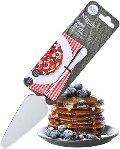 Taylors Eye Witness Maple Cake Server – Stainless Steel Dessert & Pie Server with Polished Finish & Smooth Balanced Handle. Perfect for Lifting, Slicing & Serving Cakes & Pastries. Dishwasher Safe