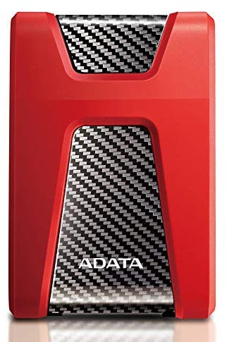 ADATA HD650 - 2 TB, externe Festplatte mit USB 3.2 Gen.1, rot