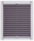 Sunlines Plissee Made in Germany, Tageslicht, Crepes Uni Klemmfix, Silbergraue Schiene, 85 x 150, Stoff, Anthrazit, 85 x 150cm