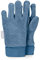 Sterntaler Fleece-Fingerhandschuhe mit elastischem Umschlag, Alter: 2-3 Jahre, Größe: 2, Mittelblau